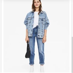 Like New Bershka Oversize Denim Jacket (#80)